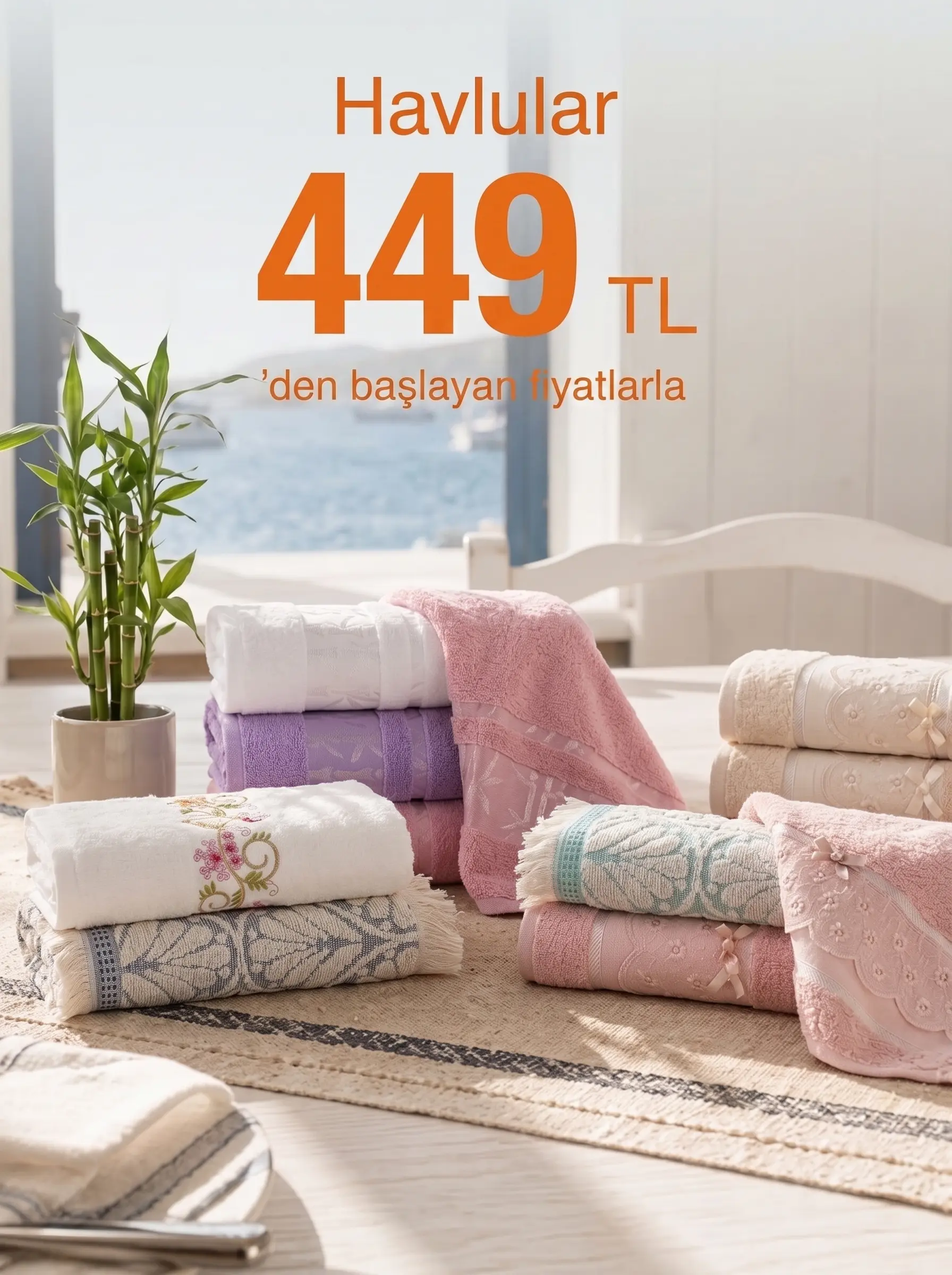 499TL den başlayan çeşitli havlular